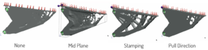 FEA Topology Optimization De-mold Control Options