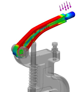 Hole punch handle FEA